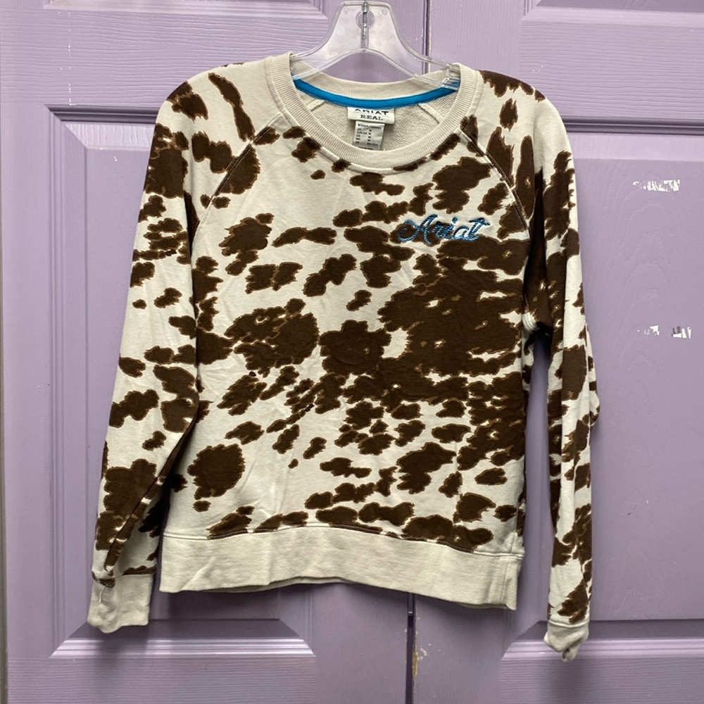 Ariat Cow Sweater Medium